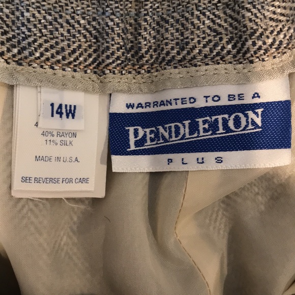 Pendleton plus silk blend pants - Picture 5 of 7
